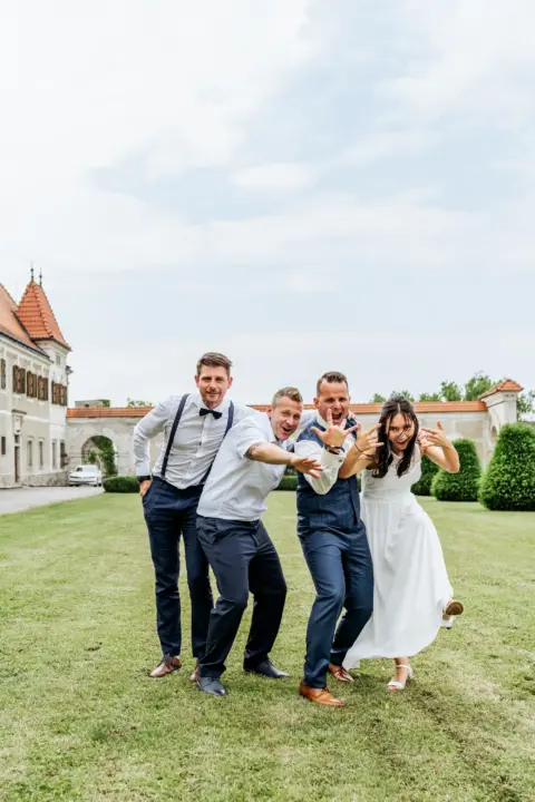 Gerhard mit Freunden und Tochter - Martin Schinnerl Fotografie
